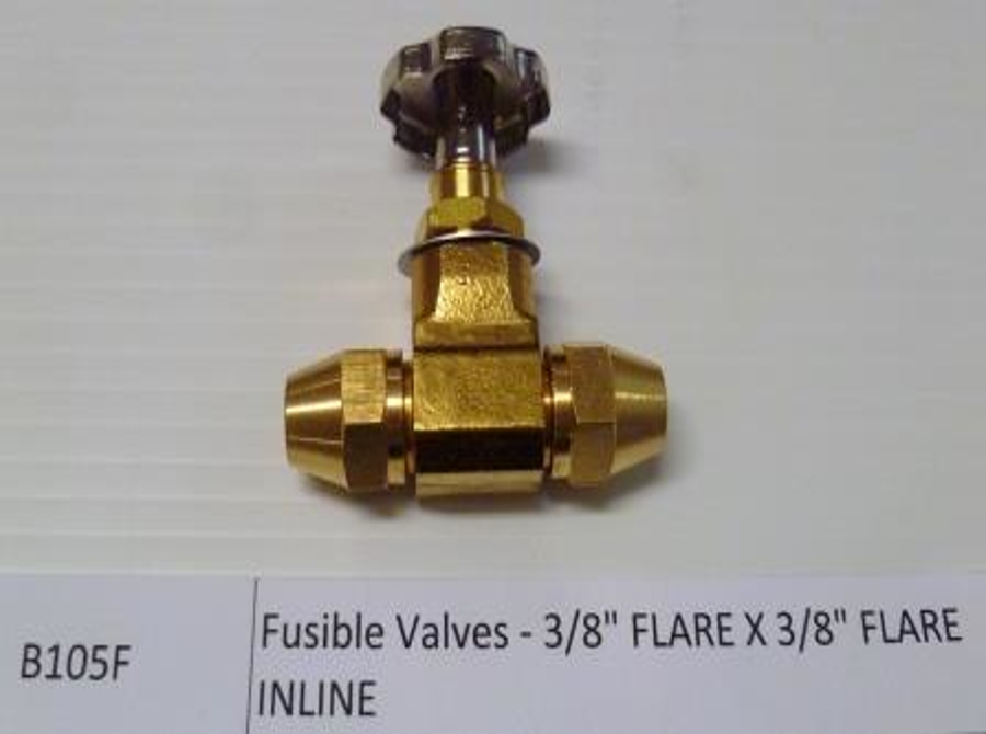FIROMATIC B105F B-105-F 9120-105-0 91201050 3/8" FLARE FUSIBLE SAFTEY VALVE 